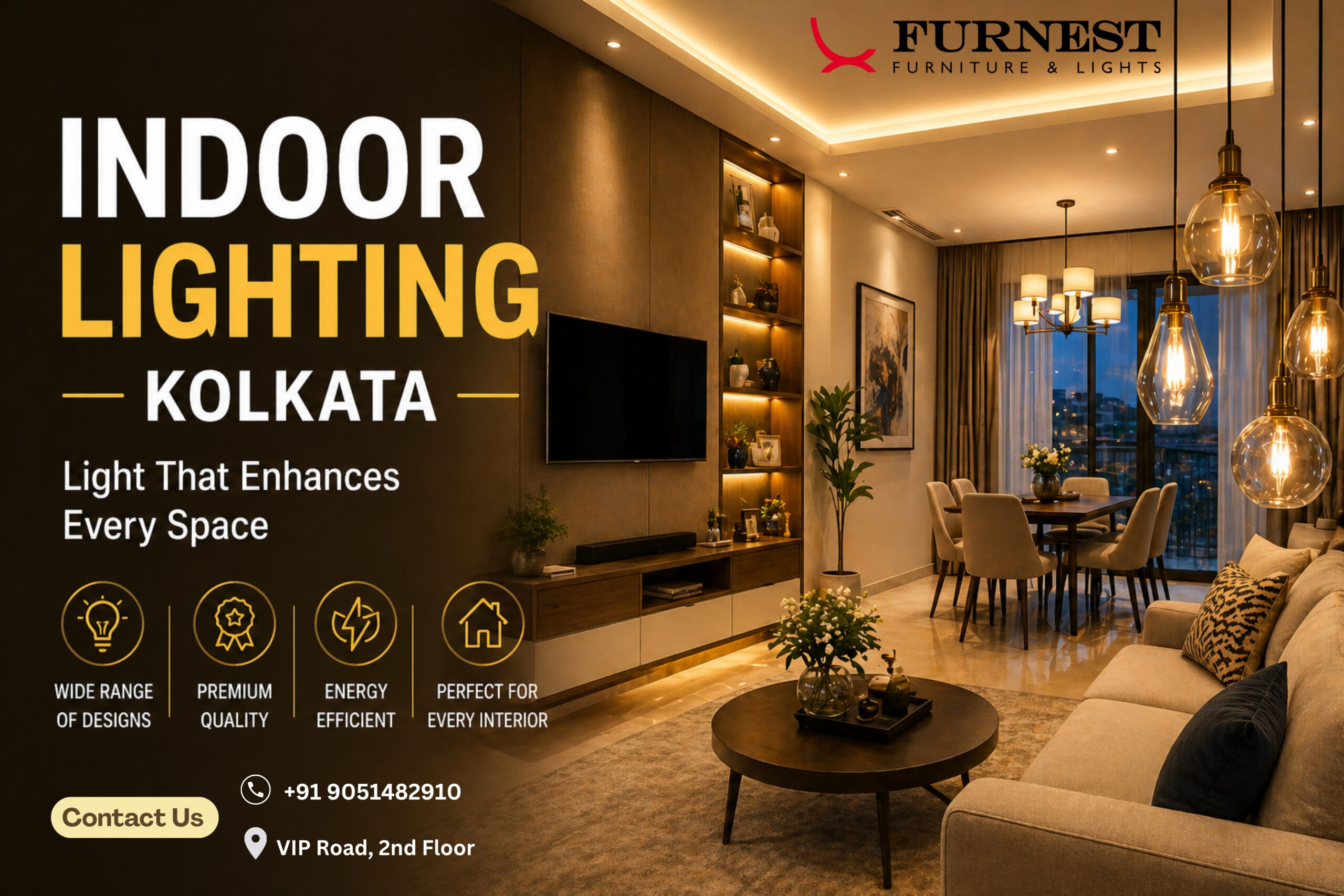 Ultimate Indoor Lighting in Kolkata for Modern Homes
